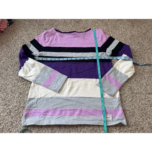 TALBOTS Chalet Stripe tee, size medium, 100% Cotton Jersey Knit - Picture 6 of 7